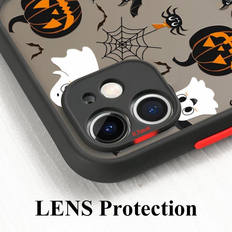 Halloween Scary Ghost Phone Case For Xiaomi Redmi 10C 9T 9A 9C Note 8 9 10 11 12 Pro Plus 5G 9S 12S 8Pro Funda Matte Clear Cover