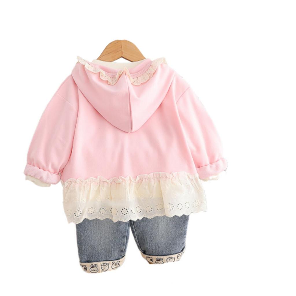 Kids Casual Long-Sleeve Set, Comfortable Daily Wear Outfits