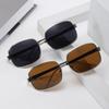 Large-Framed Sun Protection Glasses UV400 Protection Square Frame Sunglasses  Unisex Wear