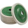 5PCS 4 Inch Wool Felt Car Polishing Wheel Disc Pad, Bore Dia Polishing Wheel Pad for 100 Angle Grinder, Round Buffing Wheel Disc for Metal, Marble,