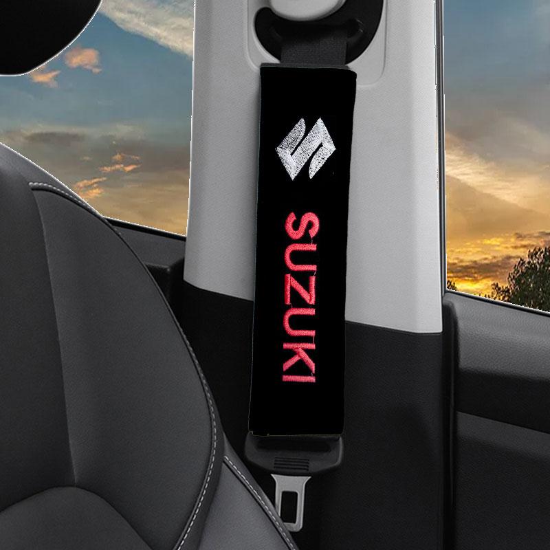 New Car Safety Belt Shoulder Cover Seat Belt Pads Accessories for Suzuki BURGMAN DRZ GSXF SV 650 B-King GSR GSR750 GSR600