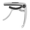 Guitar Capo 3 In 1 Multifunctional Zinc Alloy Rubber Pad Electric Guitar Capo with Pick for Banjo