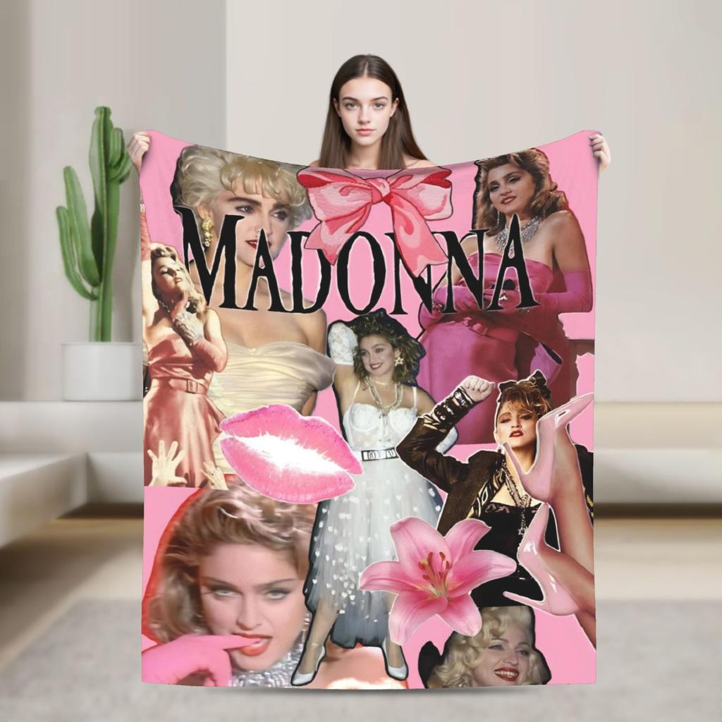 M-Madonnas Confessions Ii Blanket Ultra Soft Throw Blankets For Sofa 50X60 Inch Multiple Sizes Plush Thin Quilt