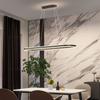 Modern Ring LED Pendant Lamps Dimmable For Kitchen Office Restaurant Dining Living Room Minimalist Chandelier Lighting Fixture