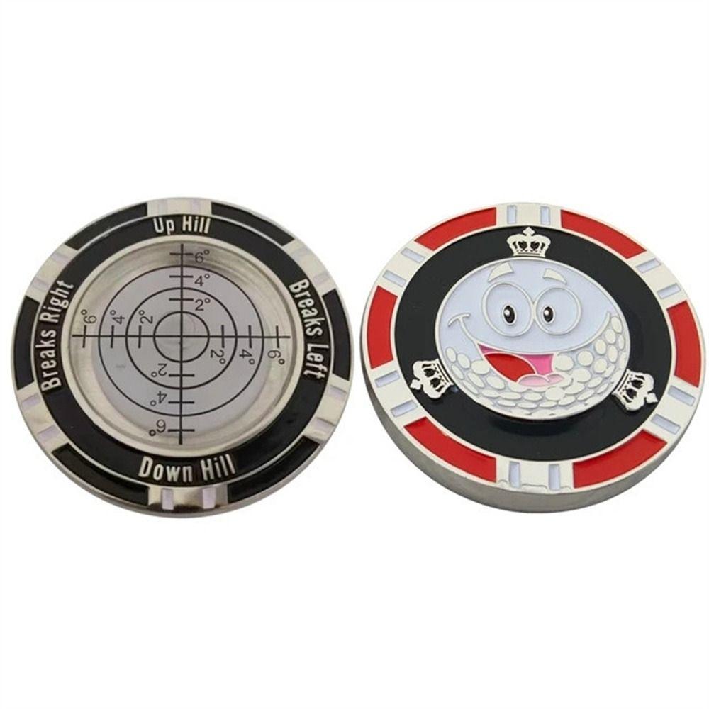 Ball Marker Golf Tools Leveler High Precision Golf Spirit Level Golf Slope Meter  Gift For Golfers