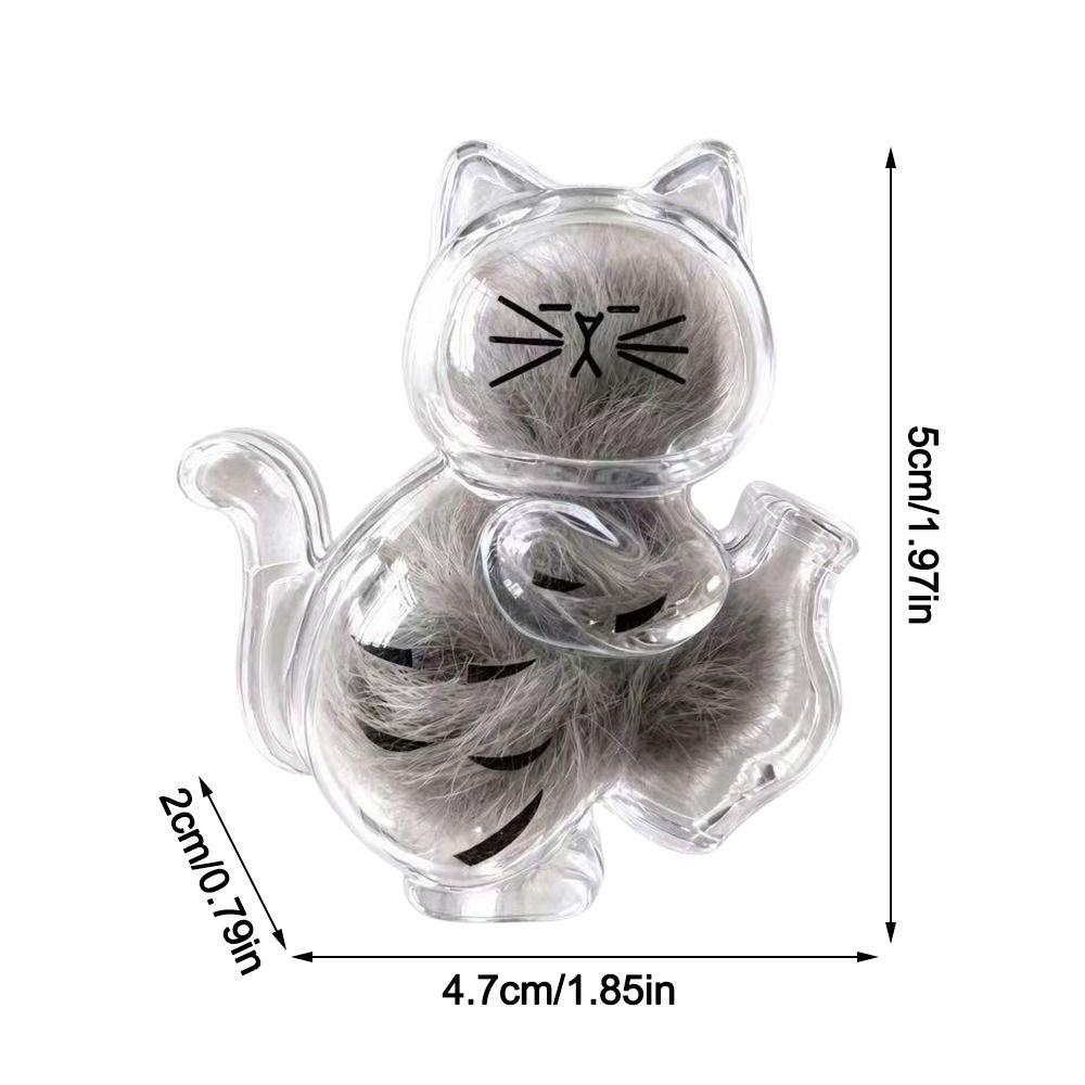 Magnetischer Rückseite Tierhaare Andenkenhalter Klare Tierhaare Gedenkbox Katze Hund Andenken
