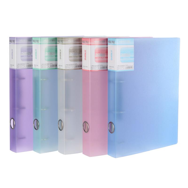 Four-hole A4 Punching Binder Send Hole Punch 4-hole Folder A4 Paper Clip Information Book Storage Transparent Book Clip