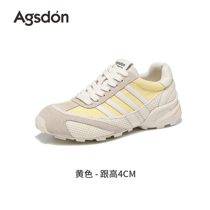 Dexun shoes autumn new thick-soled mesh Forrest Gump sports shoes light and casual 35