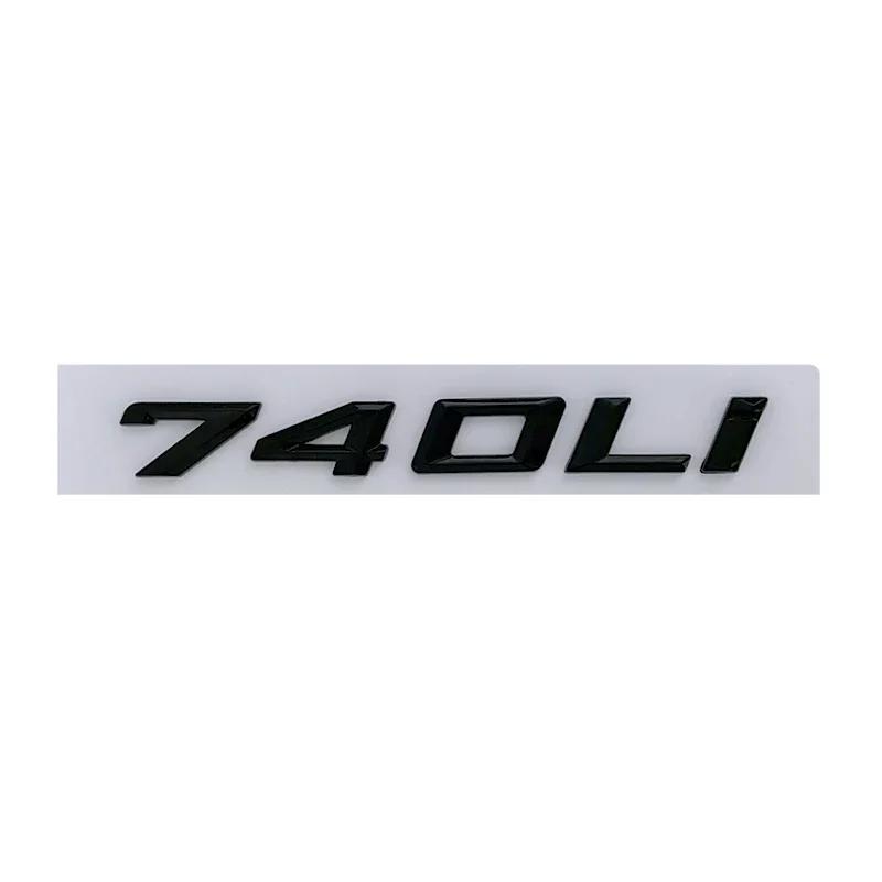 ABS Car Sticker Trunk Emblem Badge Fender Side Decals for BMW 520Li 528Li 530Li 730Li 740Li 750Li Letters Decoration