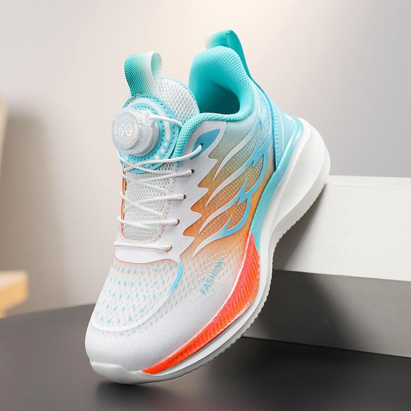 Youth Style Shoes Boys Lightweight Breathable Running Shoes Kids Outdoor Indoor Sports Comfortable Mesh Sneakers