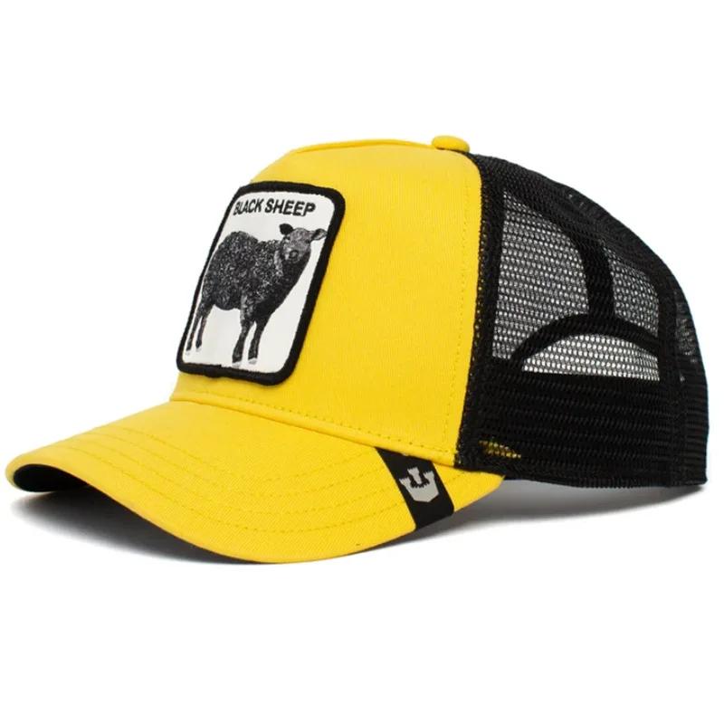 Cappellino da baseball ricamato con bastoncino di animale per appassionati di animali sia maschi che femmine, cappello da camionista, protezione solare e ombreggiatura