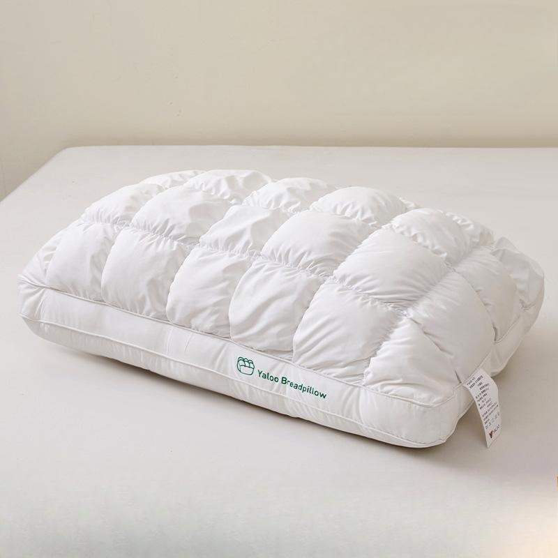 New Cotton Pineapple Bun Pillow for Home Use Adult Neck Protection Sleep Aid Pillow Core Dormitory Single Pack Soft and Rebound