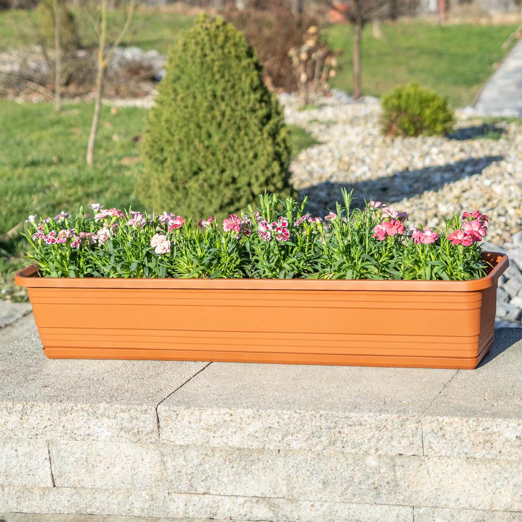 KADAX Balcony Flowerpot Flower Box + Stand