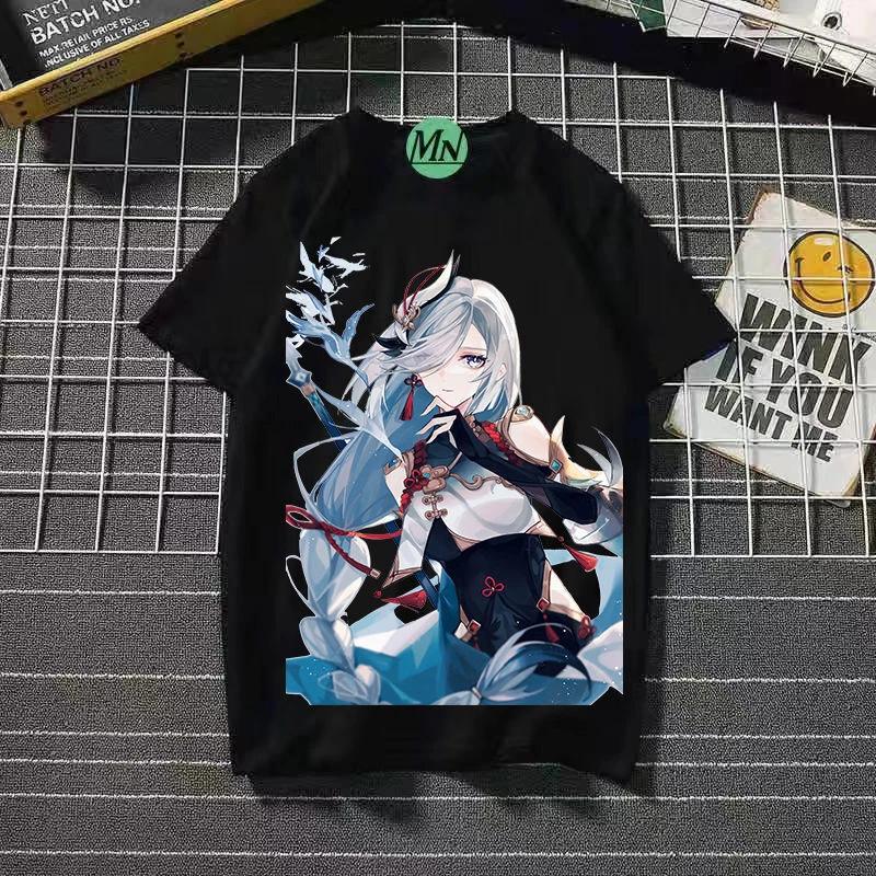 

Genshin impact cosplay game manga T-shirt shirt undershirt undershirt polyester 2XL