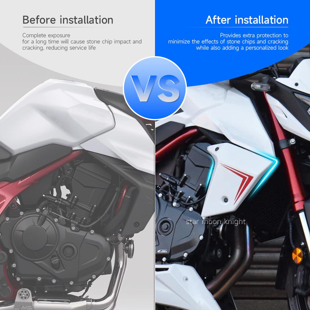 Motorcycle Radiator Cheeks Protector For Honda Hornet 750 CB750 2022 2023 2024 Accessories Side Fairing Decorate Plates