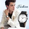 Leather Antique Waterproof Leather Strap Waterproof Analog Quartz Watch Simple Accessories Birthday Christmas Day Present Men's Watch Men's -
