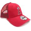 New Era MLB Trucker 9FORTY Mesh Featuring Shohei Los Angeles Angels of Anaheim Cap/Red, Ohtani's Team.