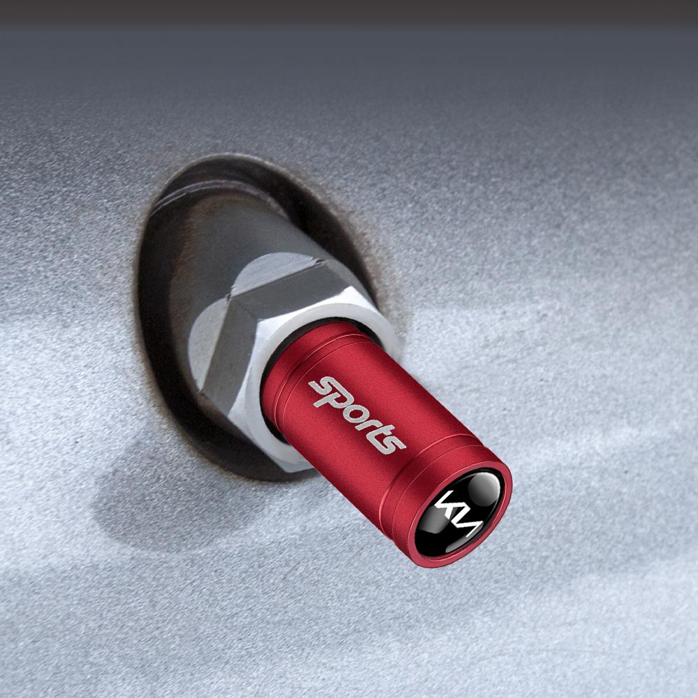 AABIW1 Car Styling Car Wheel Tire Valve Caps Stem Caps Decoration For Kia Sportage 3 Rio K2 Ceed Carnival Picanto Soul EV6 Niro Forte