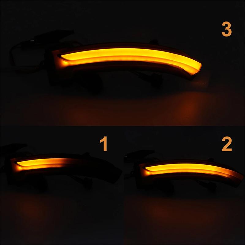 2x Smoked For Renault Megane 4 IV Clio 5 V Talisman Dynamic Led Rearview Side Mirror Blinker Indicator Lights Turn Signal Lamps