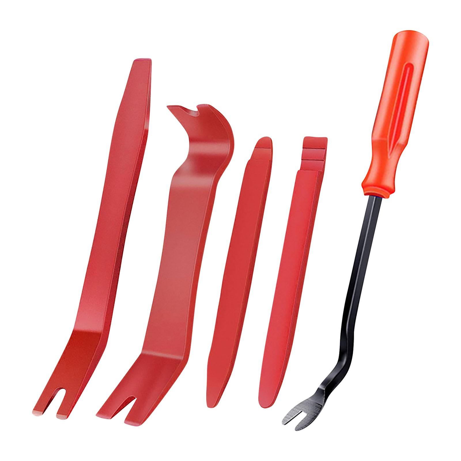 

Auto Trim Removal Tool Kit Door Panel Removal Tool Car Clips Interior Trim Tools красный