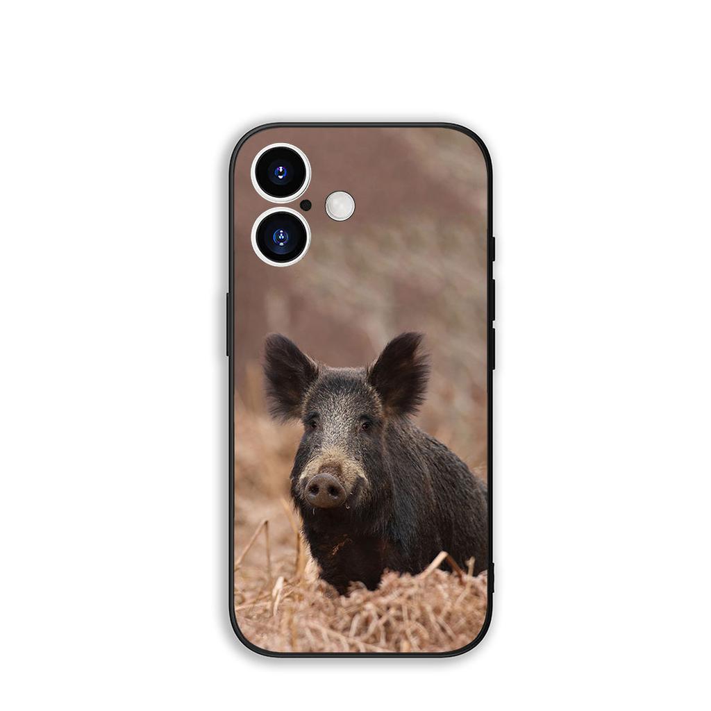 Phone Cover Pig Animal Wild Boar Casing for Apple iPhone 17 16 11 Pro XS Max XR 6 7 8 Plus + 16E SE 2020 Air 5 8+ Case