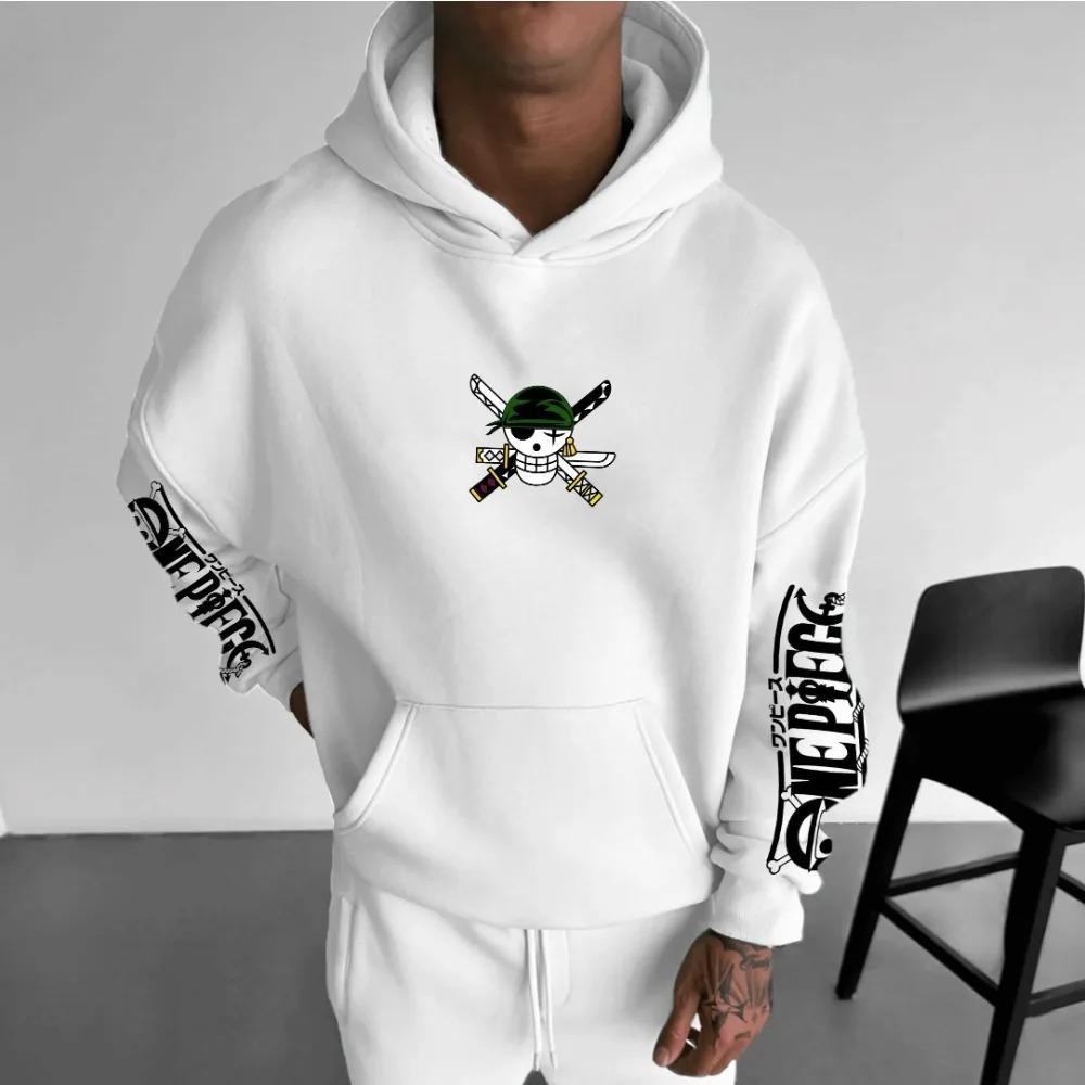 2026 ONE PIECE Unisex Hoodie Sweater Roronoa Zoro Japanese Anime Summer Autumn Long Sleeve Hip Hop Wear Y2K