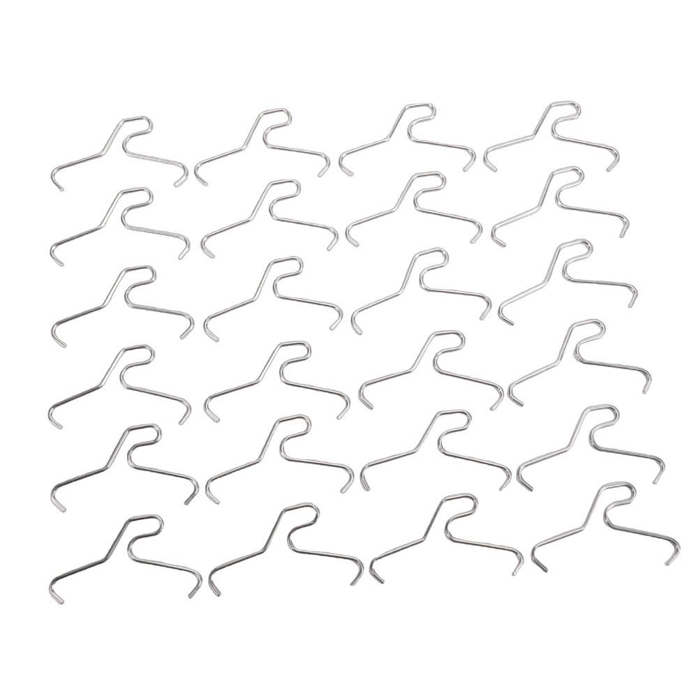 24Pcs Opening 2.08 In Brick Hook Clips Stainless Steel Brick Wall Hangers for Holiday Decorations