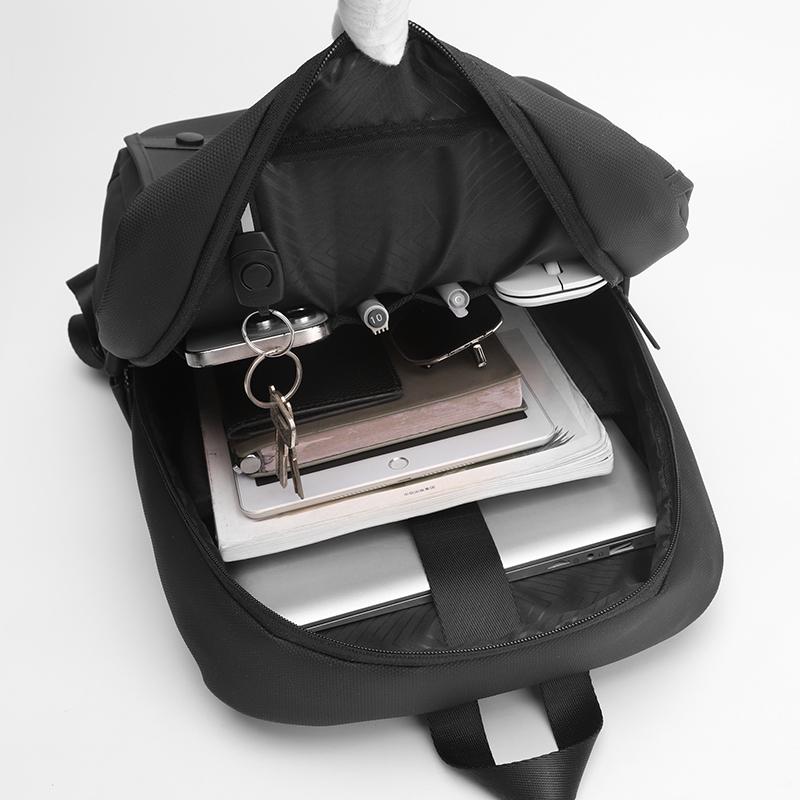 Stylish Men's Business Backpack Slim Laptop Backpack for Office & Travel