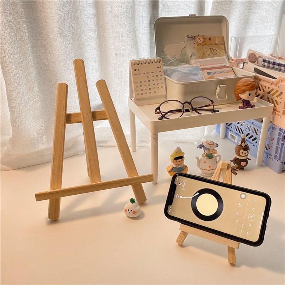 

Adults Small Multifunction Wooden Display Stand Painting Easel Shelf Holder 8 x 15cm