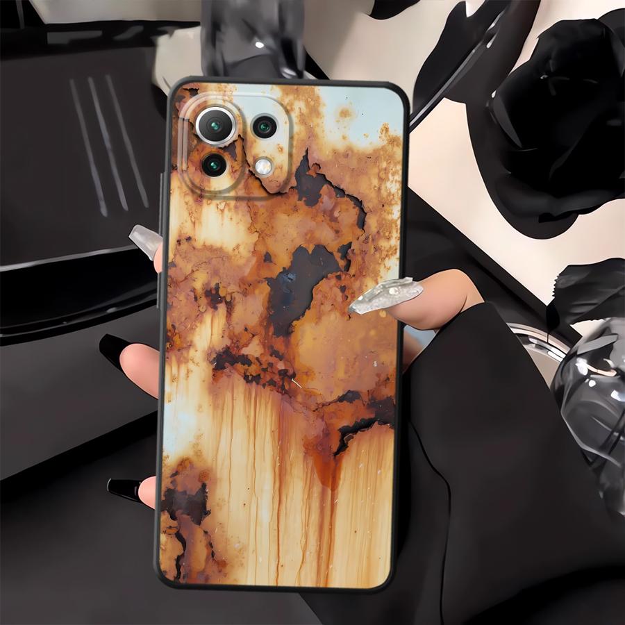 Retro Rust Phone Cover Case for Xiaomi Mi 9 11T 14 Pro 9T 10 11 13 Lite 10T CC9Pro 13