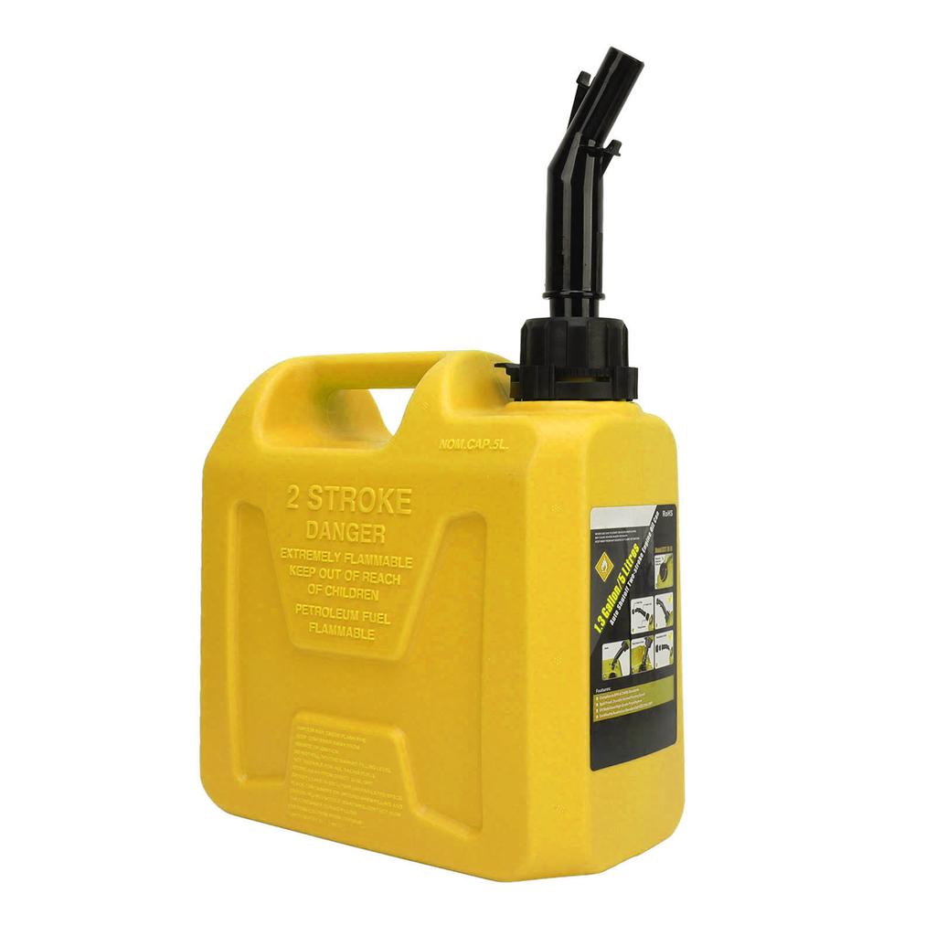 5L Fuel Oil Tank Large Capacity Portable Automatic Closure Petrol Gasoline Storage Cans for RV