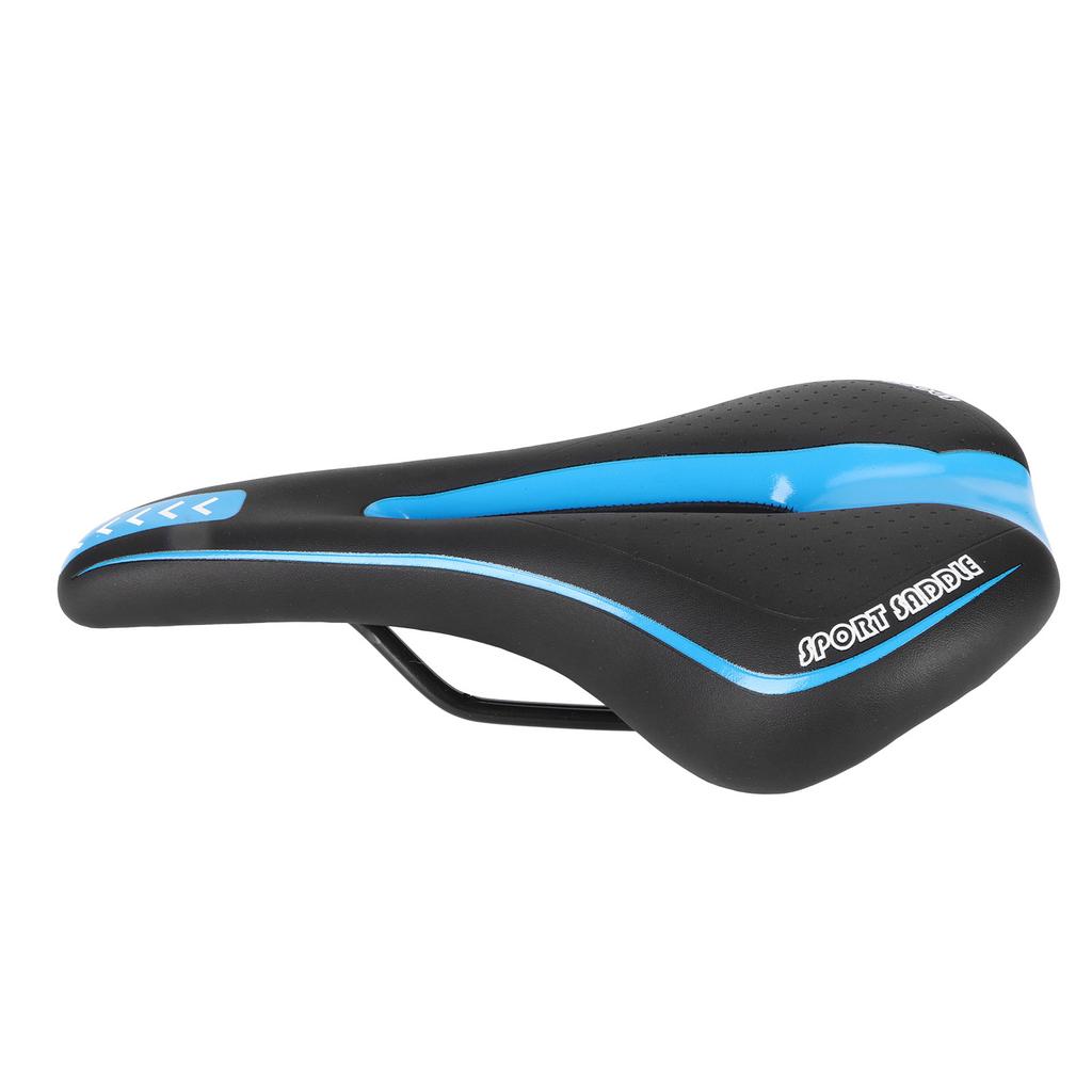 Náhradní sedlo na kolo Univerzální Černé a modré Ergonomické Pohodlné sedlo na kolo pro silniční kola Skládací kola