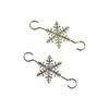10pcs Snowflake Shape Christmas Wreath Hooks Xmas Tree Decoration Hook  Christmas Sock