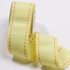 5 Yards Punkt-Ripsband Macaron-Farben Spitze für DIY Haarschleifen Hutdekoration Bastelbedarf Kleidung Nähen Geschenkverpackung
