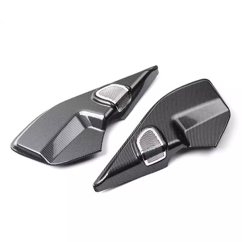 For Land Rover Defender 110 2020-2024 ABS Carbon Fiber Car Door A-pillar Speaker Horn Decoration Cover Stickers Car Accessories