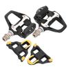 KIMISS Road Bike Pedals Aluminum Alloy with Cleats Bicycle Repair Replacement with Fittings Lightweight Load Capacity SPD-SL Self-Locking
