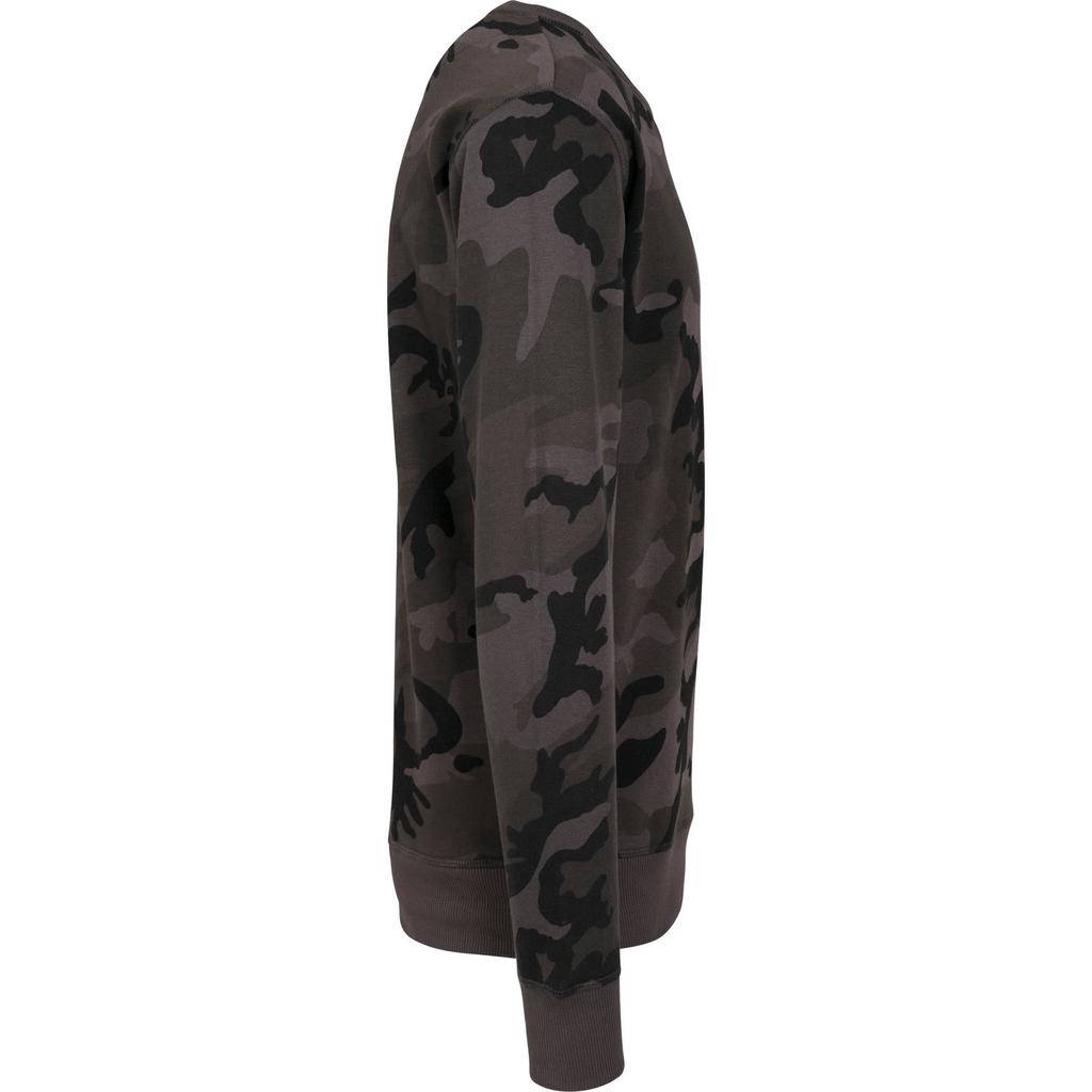 Bygg Ditt Varumärke Herr Kamouflage Rundhalsad Sweatshirt