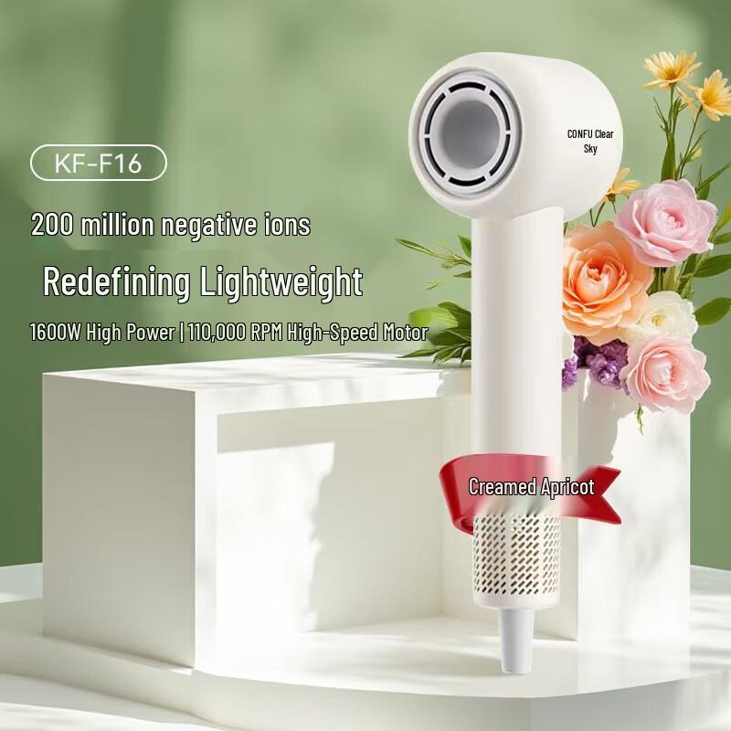 CONFU F16 High-Speed Ionic Hair Dryer CN plug (adapter included)