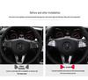 Steering Wheel Button Stickers for Mercedes C200 E260L GLC300 GLA CLA GLK
