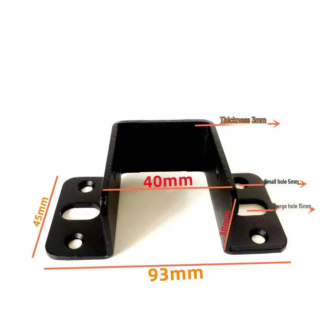 Konzola pantu zábradlí postele ve tvaru U z masivního dřeva s vkládací přezkou
