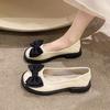 French Flat-soled Small Leather Shoes for Women 2025 Spring and Summer New British Style Versatile One-pedal Single Shoes for Pregnant Women Loafers