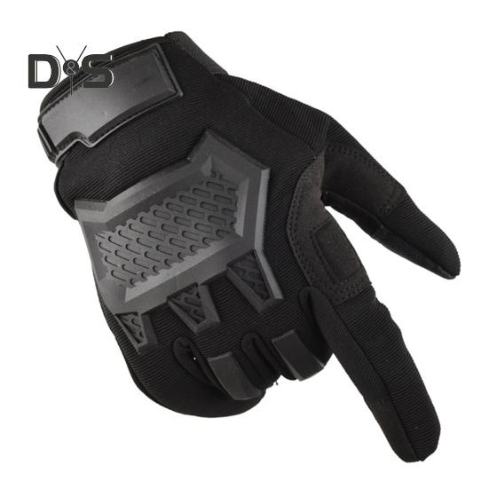 1 para rękawic taktycznych Touch Scree odpornych na zużycie, wiatroszczelnych, zimowych, ciepłych, sportowych na świeżym powietrzu, z pełnymi palcami