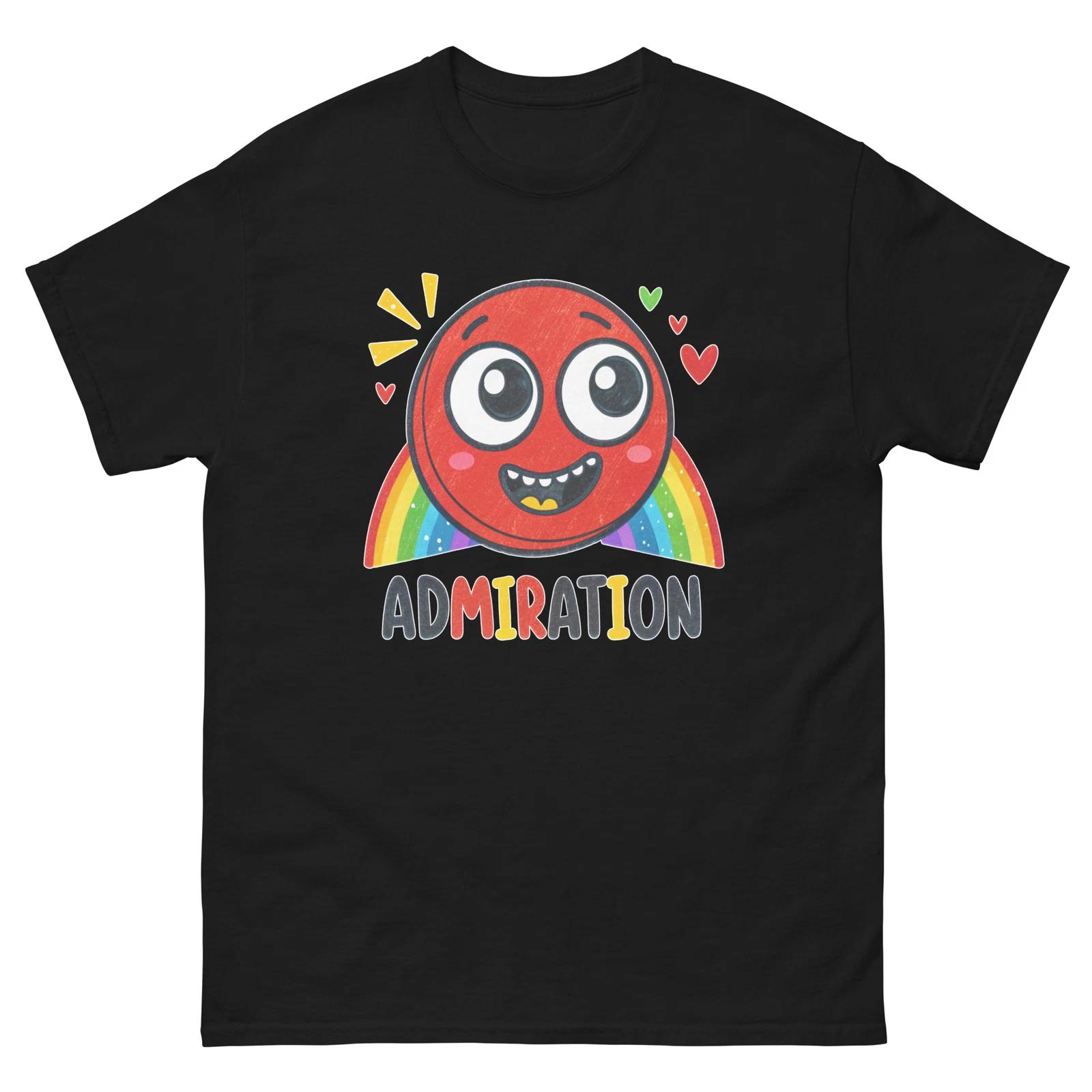 Admiration Emotion Illustration Bright Vibe T-Shirt 3XL