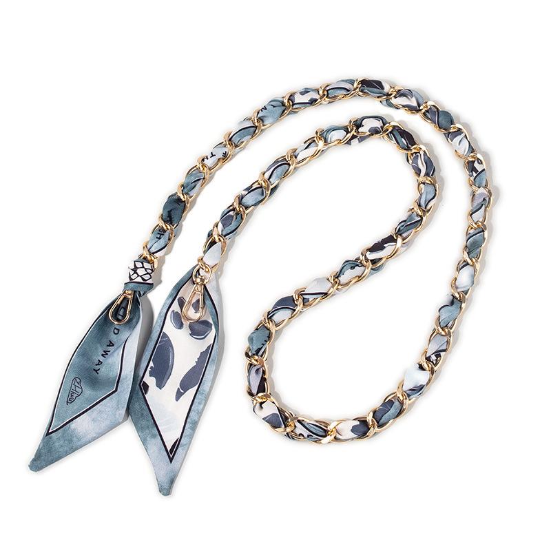 Bag Chain Strap Silk Scarf Metal Long Decorative Accessory Modification Order Buy Replace Evelyn Shoulder