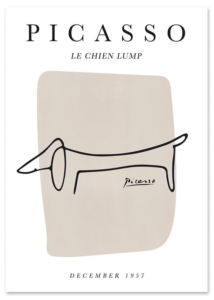 Plakat pablo picasso pies