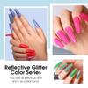Broken Diamond Nail Polish Glue Super Flash Colorful Sequins Nail Polish Glue Fine Flash Water Light Bright Nail Polish Glue