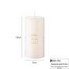 LIEI Ivory White Wedding Candle