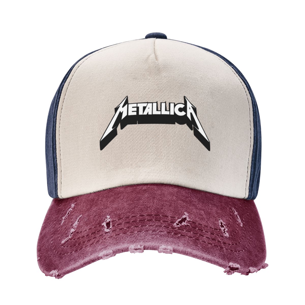 

Одяг Metallicas Бейсболка Heavy Metal Band Потерті випрані кепки Dad Hat Vintage Outdoor All Seasons One Size