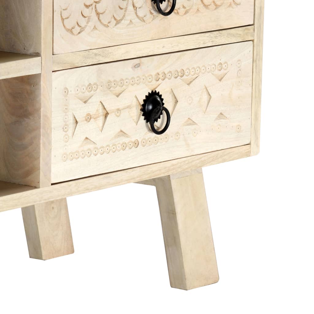 TV Stand 110 x 30 x 44 cm Solid Mango Wood