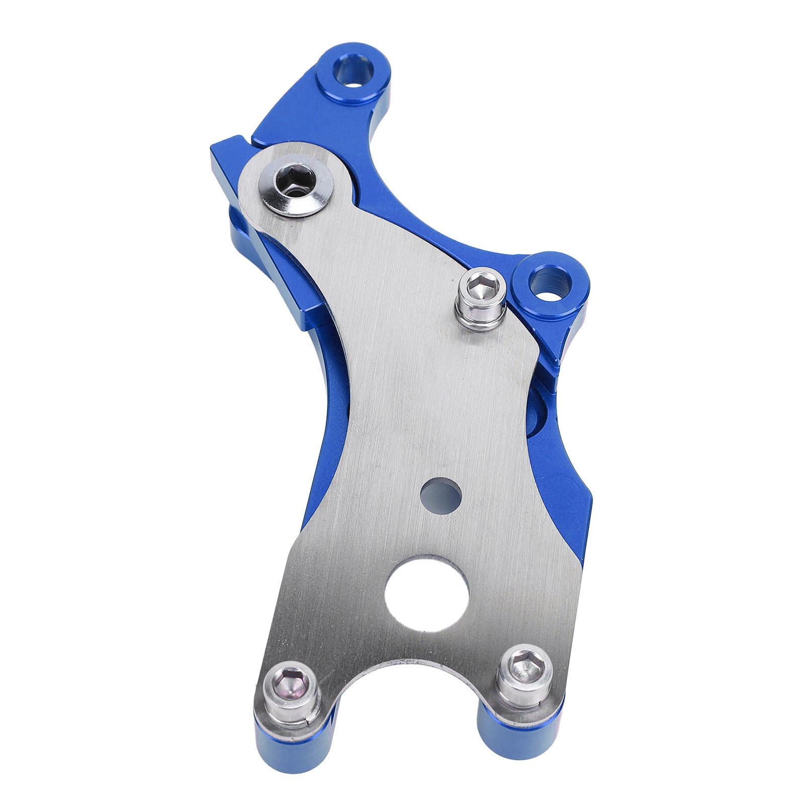 Фиксированный переходник для дискового тормоза, алюминиевый сплав, адаптер для переоборудования дискового тормоза для горных и шоссейных велосипедов, синий синий